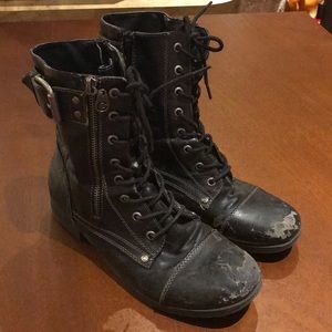 G by Guess combat boots size 9
